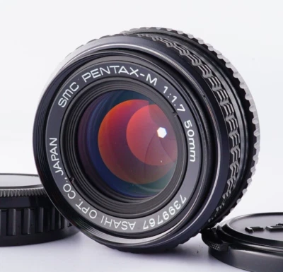 EX SMC PENTAX M 50mm F/1.7 MF Standard Lens From JAPAN - Image 1 of 4