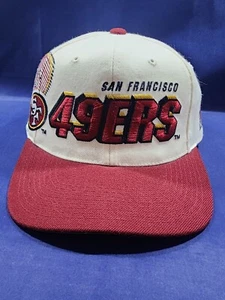 Vintage San Francisco 49ers Sports Specialties Mütze White Shadow Laser Snapback - Bild 1 von 11