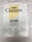 Yamaha CLP-550 & CLP - 350 Clavinova Digital Piano Keyboard User Owner's Manual