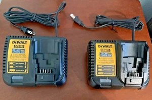 Lot Of 2 Genuine DEWALT DCB115 Lithium-Ion 12v 20v Battery Chargers - Picture 1 of 9