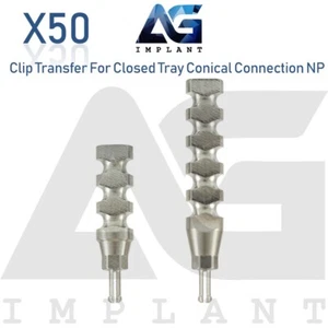50 Clip Transfer für geschlossenes Tablett NP schmale Plattform konische Verbindung 9 mm/15 mm - Bild 1 von 5