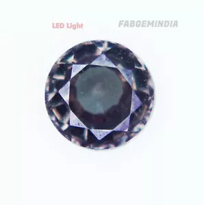 1 CT Certified Color Change Alexandrite Loose Gemstones Round Cut - Picture 1 of 6