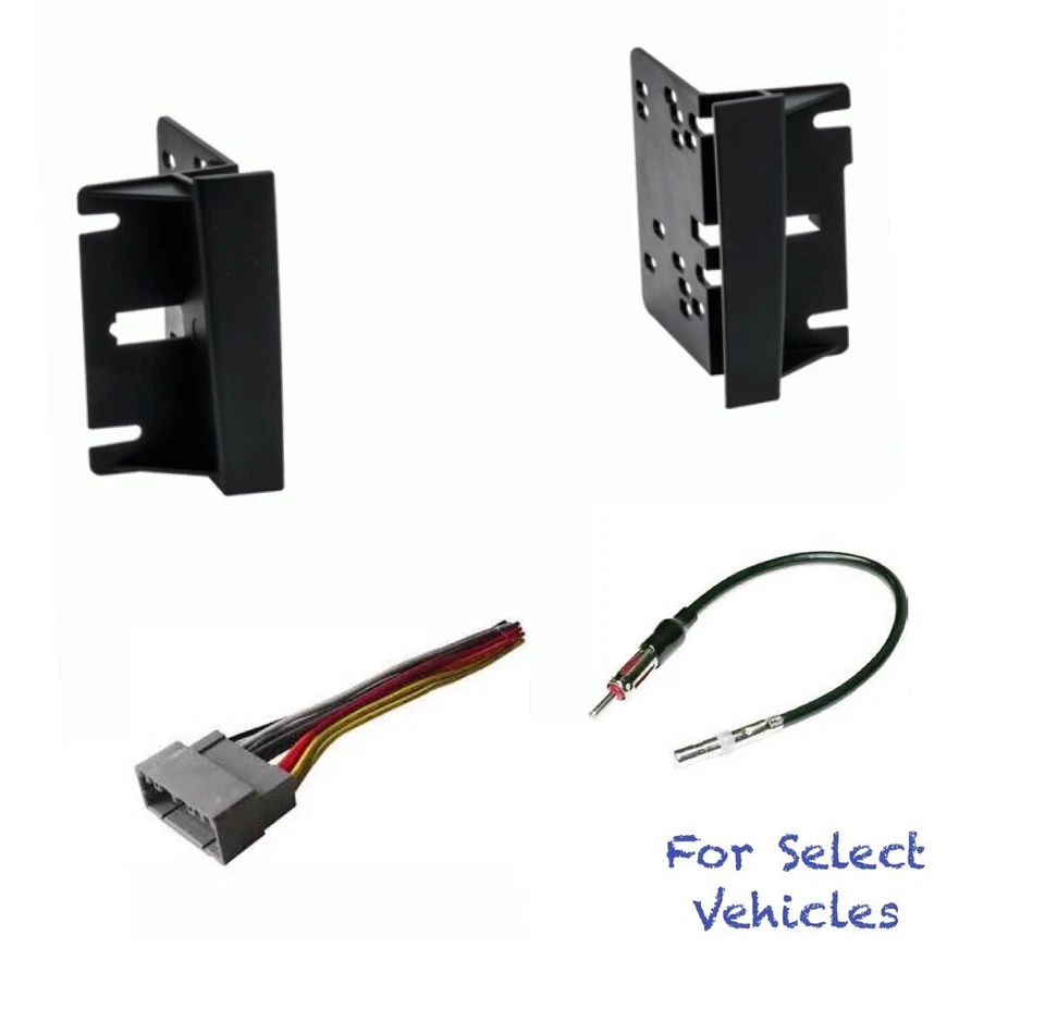 2 Din Car Stereo Dash Wire Kit Combo for some 2006 2007 2008 Chrysler Pacifica — 第 1/1 张图片