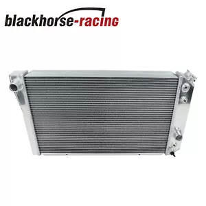 FOR 82-02 CHEVY S10 BLAZER V8 1984-1990 CORVETTE 3 ROW ALUMINUM RACING RADIATOR - Picture 1 of 9