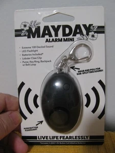 Mayday Mini lauter Alarm Selbstverteidigung persönlicher Notfall LED Schlüsselanhänger Taschenlampe - Bild 1 von 3