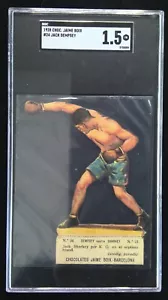 Jack Dempsey 1928 Chocolate Jaime Boix #24 Boxing SGC 1.5 Fr - Picture 1 of 2