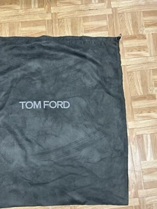 Tom Ford Staubbeutel grau Wildlederimitat Kordelzug 29" x 30,5" Top Zustand - Bild 1 von 4