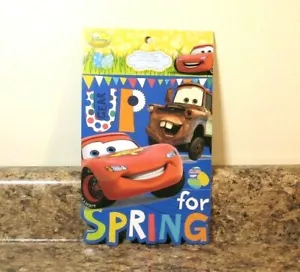 Disney Cars Gear Up For Spring Sticker Pad Book Set NEW - Picture 1 of 4