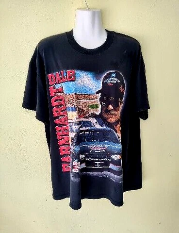 90s NASCAR Dale Earnhardt Graphic T Shirt Reprint Heavy cotton tee Cover