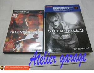 USED PS2 Silent Hill 3 + Guide & Chronicle Art Book 2 Set Japanese - Picture 1 of 8