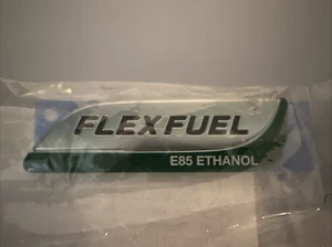 NEW OEM '09-'17 Toyota Sequoia Flex Fuel Liftgate Badge Nameplate 7544534010 - Foto 1 di 2