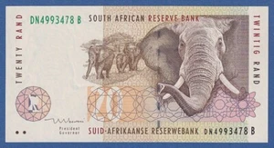 SUDAFRICA / SOUTH AFRICA -- 20 RAND ND (1999) -- UNC -- SIGNATURE 8 -- PICK 124b - Bild 1 von 2