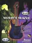 Vtg 90S Korn Head Munk Ibanez Magazine Print Ad 7 String Rg Series Guitar Pinup