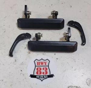 Suzuki Samurai METAL Door Handle Kit INTERIOR + EXTERIOR Handles - Inner Outer - Picture 1 of 2