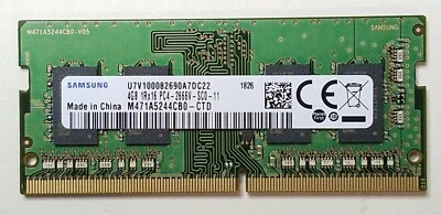 NEW HP 15-DB 15-DW 4GB 1RX16 DDR4 PC4-2666V RAM MEMORY 862397-855 M471A5244CB0 - Image 1 of 2