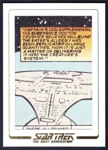 STAR TREK TNG PORTFOLIO PRINTS S1 COMIC ARCHIVE CUT CARD AC66 - Picture 1 of 2