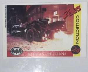 THE BATMOBILE ROOKIE BATMAN RETURNS 1992 DC  COMICS #23 ZELLERS CARD - Picture 1 of 2