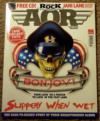 CLASSIC ROCK AOR + CD BON JOVI Slippery When Wet MOTELY CRUE Chicago TOTO Issue4