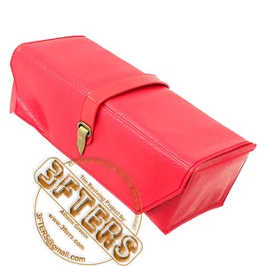 SINGER Featherweight 221 221k 222 222k Red Vinyl Accessories Attachments Case - Picture 1 of 6