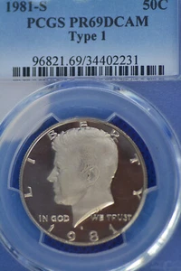 1981-S 50C PCGS PR69DCAM Type 1 - Bild 1 von 2