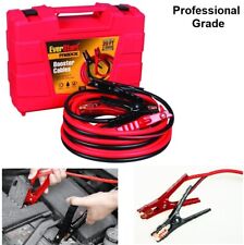 Jumper Cables Heavy Duty Battery Booster 2-Gauge 20 Ft. Quick Connect Disconnect