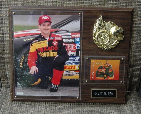 Davey Allison #28 (1993 ) Texaco Havoline NASCAR Racing Wood Plaque Cover