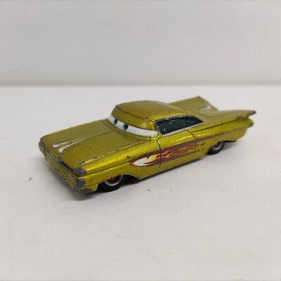 DISNEY PIXAR CARS TEX DINOCO CADILLAC MODELLINO AUTO PRESSOCAST modellino 1/55 - Immagine 1 di 4