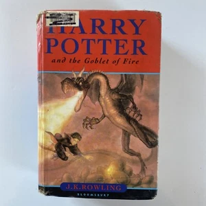 Libro de tapa dura de Harry Potter y el cáliz de fuego, JK Rowling (2000), autorización - Imagen 1 de 11