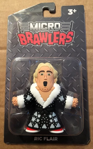 Ric Flair Micro Brawler Black Butterfly Robe Pro Wrestling Crate Exclusive Cover