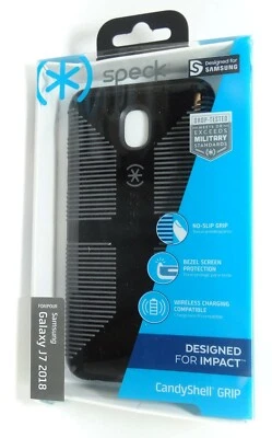 Speck - CandyShell Grip Case for Samsung Galaxy J7 2018 - Black - Image 1 of 4