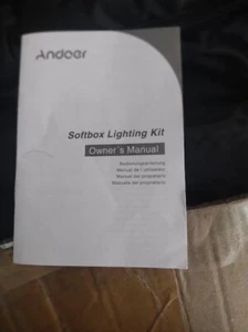 ANDOER SOFT BOX LIGHTING KIT - Picture 1 of 1