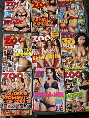 38 X Zoo Magazine 2009 - 2013 Job Lot Leah Francis - Same Faiers Etc - Image 1 of 4