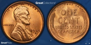 1949-S/S Lincoln Cent RPM-4 ANACS MS64 RD Awesome doubled S This is a must have! - Picture 1 of 3
