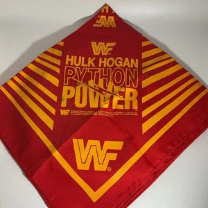Bandana TitanSports WWF WWE Hulk Hogan 1990 Python Power con licencia  - Imagen 1 de 7