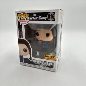 Funko Pop! Vinyl:Television #816 The Addams Family Wednesday Addams Hot Topic - Picture 1 of 1