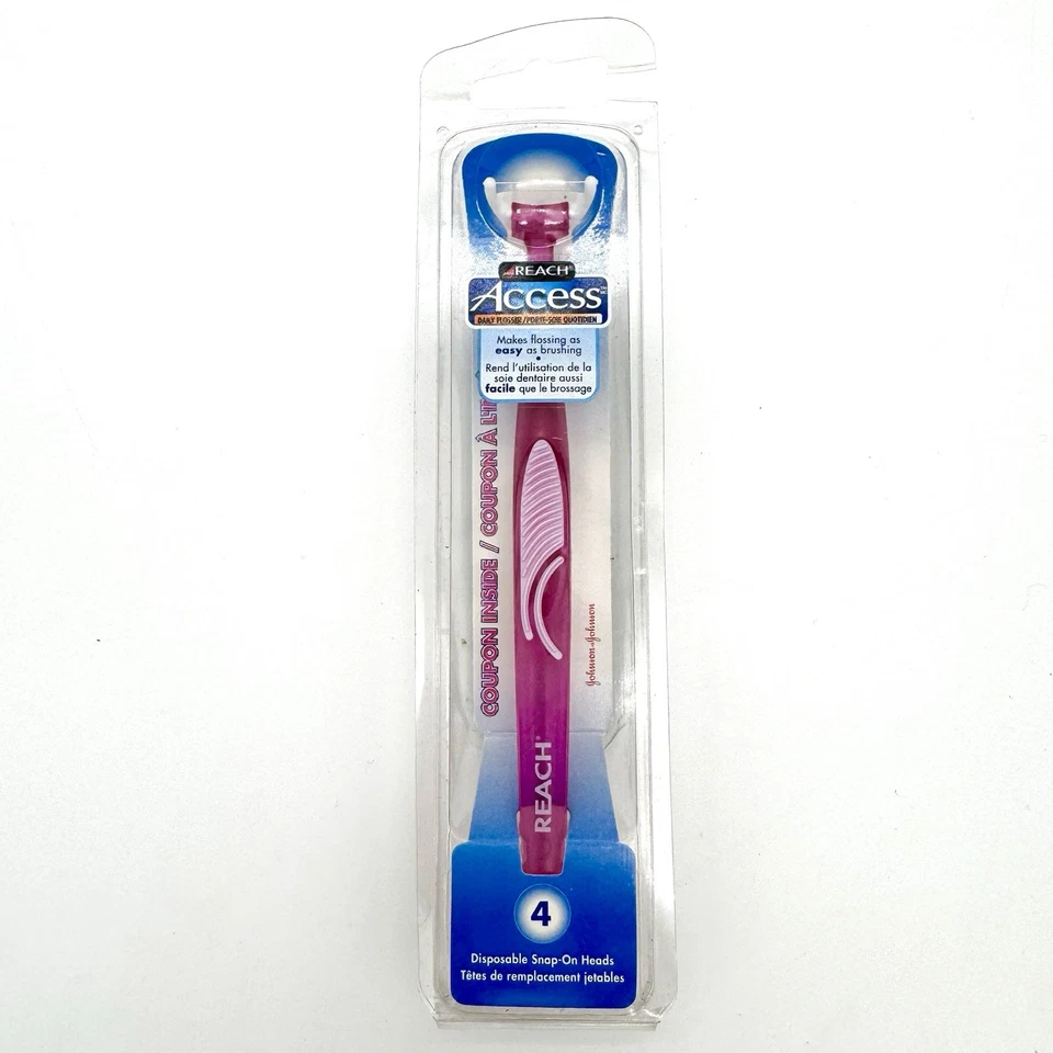 Reach Access Daily Flosser con 4 cabezales de repuesto nuevo de 2003 Foto 1 de 4