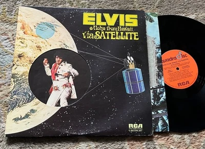 1973 QUAD Rock 2-LP - ELVIS PRESLEY "Aloha From Hawaii via Satellite" RCA #6089 - Image 1 of 2