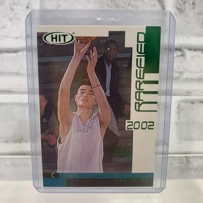 Baloncesto Sage HIT 2002 Yao Ming Rarefied Emerald RC #R27 Foto 1 de 2