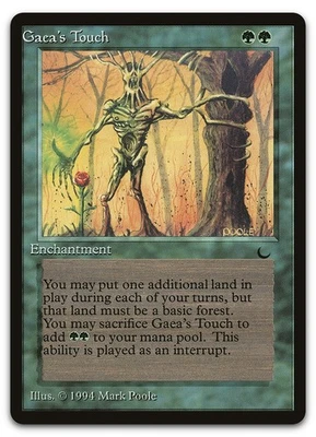 Gaea's Touch (NM) The Dark DRK Magic MTG - Image 1 of 2