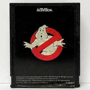 Ghostbusters Atari 2600 Cartridge Tested Works 1985 Activision - Picture 1 of 4
