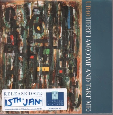 Ub40 Here I Am 7" vinyl UK Dep International 1990 B/w crisis. release date - Bild 1 von 2