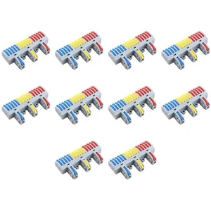 Terminal Block Kit 10pcs 3in15out 32A Wire Connectors for Electrical Systems - Picture 1 of 8