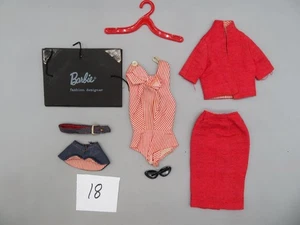 Vintage 1960s Barbie Fashions Outfit #981 Busy Gal B2 (18) - Picture 1 of 4