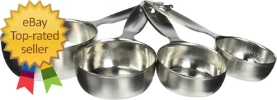 Advanced Performance Measuring Cups - Essential Baking Tools Multisizes Silver - Изображение 1 из 3