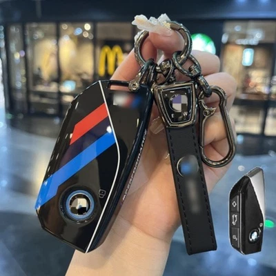 Key Fob Case Cover for BMW 1 6 7 X1 X7 X5 I7 XM 740 - Image 1 of 4