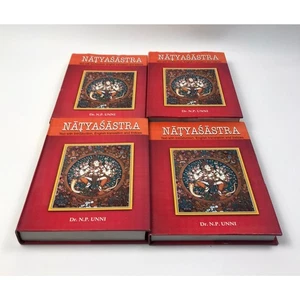 Natyasastra Dr N P Unni 4 Volume Set Indian Performing Arts Dance Drama Music - Picture 1 of 12