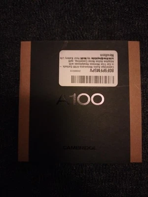 New! Cambridge Audio Melomania A100 Earbuds - in Ear True Wireless Earbuds Black