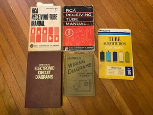 Electronics Books Tube Receiving Manuals Audels Wiring Diagrams - Picture 1 of 5