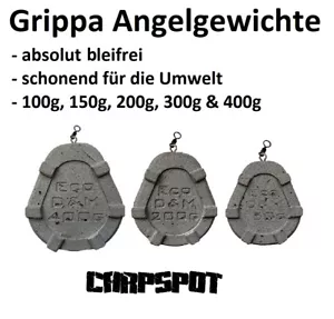 Grippa Angelblei Bleifrei Karpfenblei Grundblei Gripper Wurfblei ECO Sinker Öko! - Bild 1 von 10