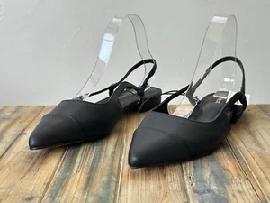 Zapatos planos Express negros de imitación de cuero para mujer talla 8 - Imagen 1 de 9